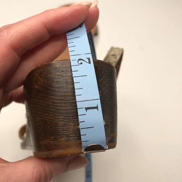 NEW Ancient Greek Leather Sandals Taupe Cream Snake Print Wedge Sandals - Picture 14 of 16